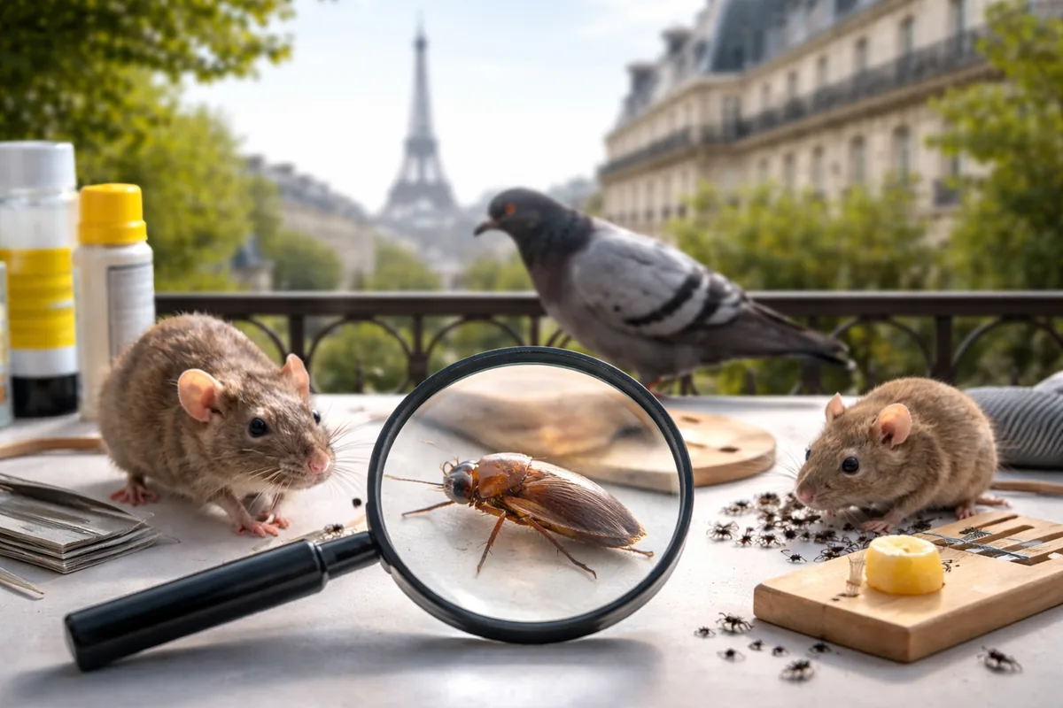Comment identifier les nuisibles les plus courants à Paris pour une intervention rapide